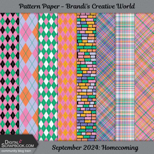 Digitalscrapbook.com September 2024 Blog Train: Homecoming