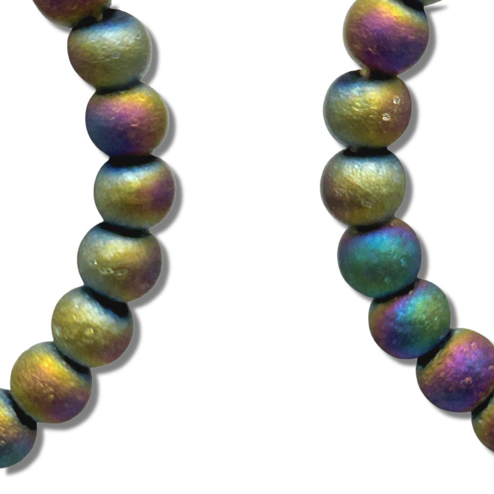 Small Matte Iris Loop Earrings