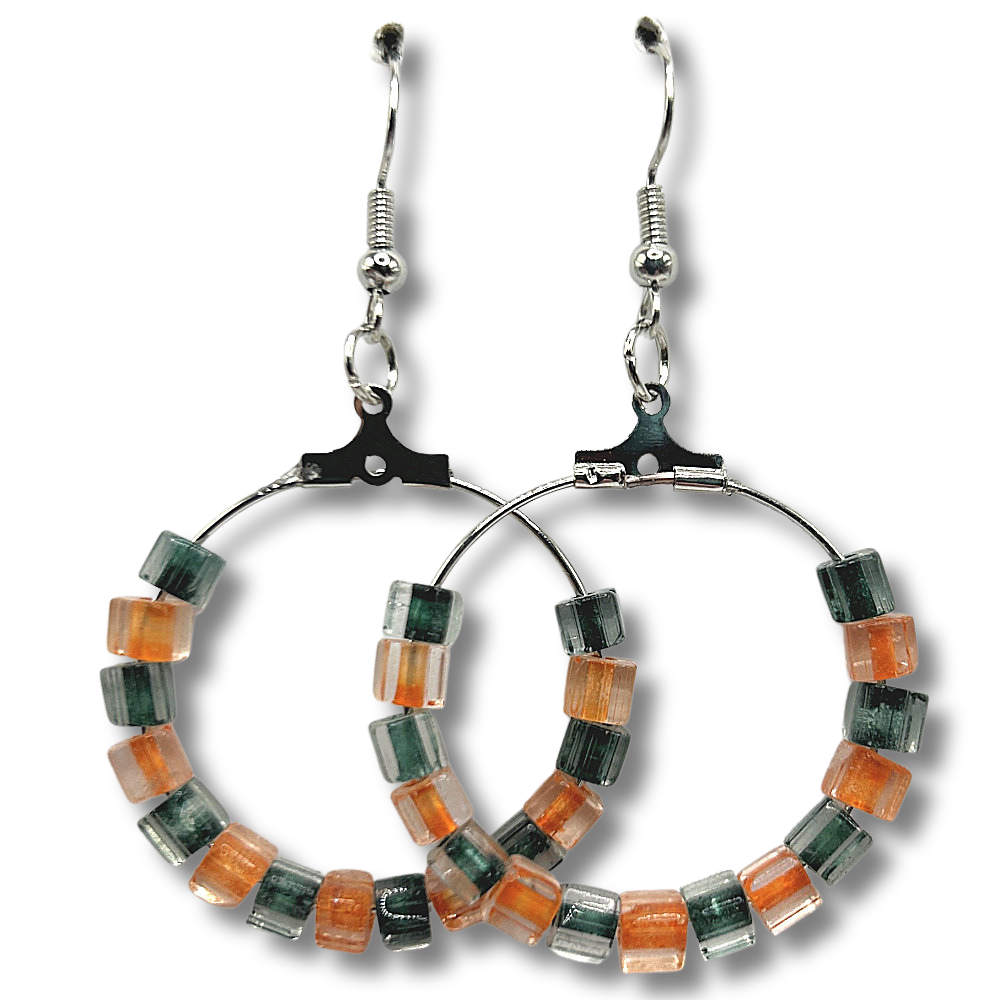 Halloween Medium Loop Earrings