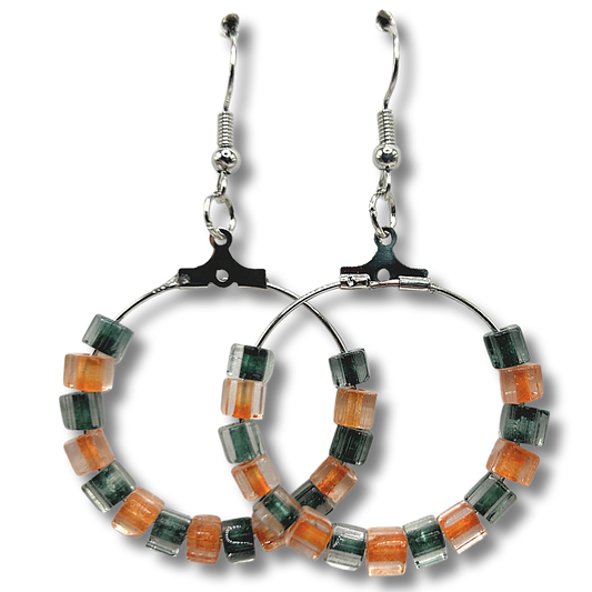 Halloween Medium Loop Earrings